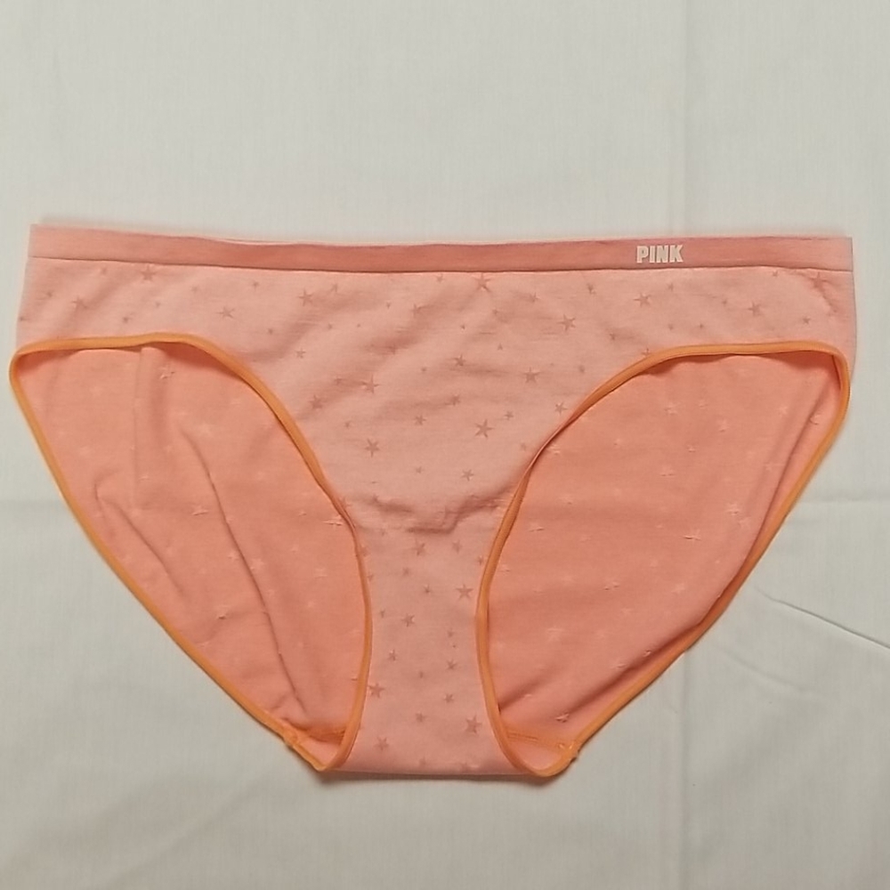 VS Pink Large Seamless Bikini Panty